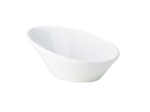 GenWare Oval Sloping Bowl White 21cm x6