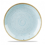Stonecast Duck Egg Blue Evolve Coupe Round Plate 8.67" x12