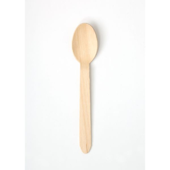 Wooden Dessert Spoon 157mm x 100