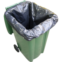 Black Wheelie Bin Liner 28x44x62inch x100 Black Wheelie Bin Liner 28x44x62inch x100