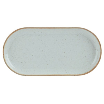 Stone Narrow Oval Plate 32x20cm/12.5x8Inch x6 Stone Narrow Oval Plate 32x20cm/12.5x8Inch x6