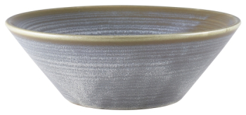 Terra Porcelain Matt Grey Conical Bowl 19.5cm x6