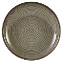 Terra Porcelain Smoke Grey Deep Coupe Plate 28cm x6 Terra Porcelain Smoke Grey Deep Coupe Plate 28cm x6