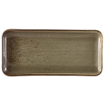 Terra Porcelain Smoke Grey Narrow Rect Platter 27x12.5cm x6 Terra Porcelain Smoke Grey Narrow Rect Platter 27x12.5cm x6
