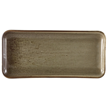 Terra Porcelain Smoke Grey Narrow Rect Platter 27x12.5cm x6 Terra Porcelain Smoke Grey Narrow Rect Platter 27x12.5cm x6