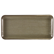 Terra Porcelain Smoke Grey Narrow Rect Platter 36x16.5cm x6 Terra Porcelain Smoke Grey Narrow Rect Platter 36x16.5cm x6