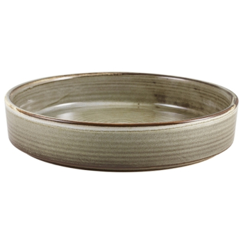 Terra Porcelain Smoke Grey Presentation Bowl 20.5cm x6