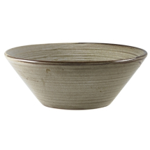 Terra Porcelain Smoke Grey Conical Bowl 14cm x6 Terra Porcelain Smoke Grey Conical Bowl 14cm x6