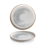 Homespun Accents Jasper Grey Walled Plate 8.67" x6 Homespun Accents Jasper Grey Walled Plate 8.67" x6