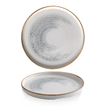 Homespun Accents Jasper Grey Walled Plate 10 2/8" x6 Homespun Accents Jasper Grey Walled Plate 10 2/8" x6