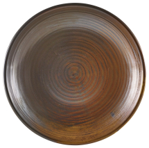 Terra Porcelain Rustic Copper Deep Coupe Plate 25cm x6