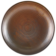 Terra Porcelain Rustic Copper Deep Coupe Plate 28cm x6