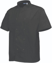 Basic Stud Jacket (Short Sleeve) Black M Size x1