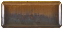 Terra Porcelain Rustic Copper N'rw Rect Platter 30 x 14cm x6 Terra Porcelain Rustic Copper N'rw Rect Platter 30 x 14cm x6