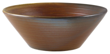 Terra Porcelain Rustic Copper Conical Bowl 16cm x6