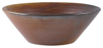 Terra Porcelain Rustic Copper Conical Bowl 19.5cm x6 Terra Porcelain Rustic Copper Conical Bowl 19.5cm x6