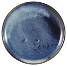 Terra Porcelain Aqua Blue Coupe Plate 30.5cm x6