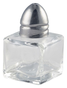 Individual Glass Salt Pot 30 x 30 x 50mm x1 Individual Glass Salt Pot 30 x 30 x 50mm x1