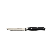 Premium Black Handle Steak Knife x12