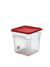 Lid Square Container 5.7/7.6L Red x1