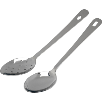 S/St.Perforated Spoon 12Inch With Hanging Hole x1