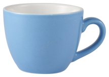 GenWare Porcelain Blue Bowl Shaped Cup 9c/3ozl x6