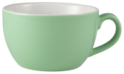 GenWare Porcelain Green Bowl Shaped Cup 17.5cl/6oz x6