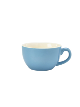 GenWare Porcelain Blue Bowl Shaped Cup 25cl/8.75oz x6
