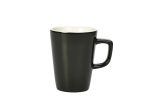 GenWare Porcelain Black Latte Mug 34cl/12ozx6