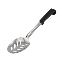 GenWare Plastic Handle Spoon Slotted Black x1