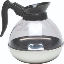 Coffee Decanter Clear Top/S/St.Base 1.9L/64oz x1