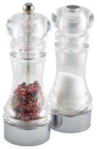 Acrylic Pepper Mill & Salt Shaker Set x1 Acrylic Pepper Mill & Salt Shaker Set x1