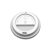 8oz White Domed Sip Thru Lid x1000