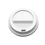 12-16oz White Domed sip thru Lid x1000