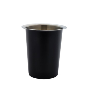 Stainless Steel Black Cutlery Cylinder 4.1/2" x1