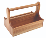 GenWare Dark Wood Table Caddy x1