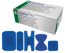 Blue Detectable Plasters Mix 5 Types Box x100