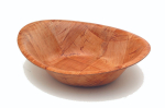 Oval Woven Wood Bowls 9"x7" Singles x1