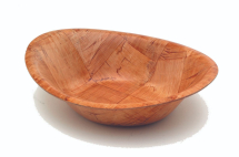 Oval Woven Wood Bowls 9inchx7inch Singles x1 Oval Woven Wood Bowls 9inchx7inch Singles x1
