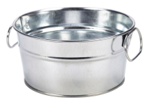 Galvanised Steel Serving Bucket 15 x 8cm x1