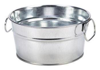 Galvanised Steel Serving Bucket 15 x 8cm x1 Galvanised Steel Serving Bucket 15 x 8cm x1