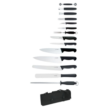 Giesser 14Pc Knife Set + Knife Case x1