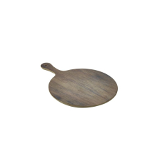 Wood Effect Melamine Paddle Board Round 17inch x1