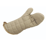 Flameguard Oven Mitt Tan 17" CE Marked (Pair) x1pr