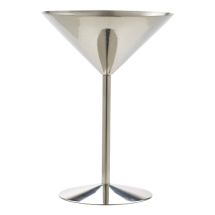 Stainless Steel Martini Glass 24cl/8.5oz x1