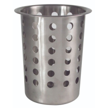 Stainless Steel Perforated Cutlery Cylinder 4.1/2inch x1