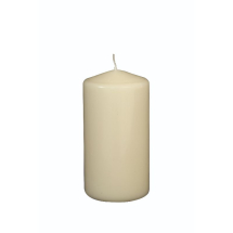 Pillar Candle 15cm H X 8cm Dia Ivory x6