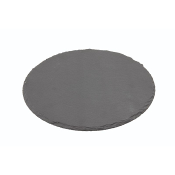 GenWare Natural Edge Slate Platter 30cm Round x1