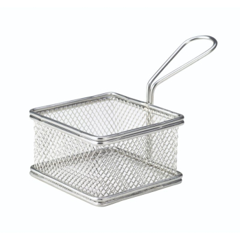 Serving Fry Basket Square 9.5X9.5X6cm x1 Serving Fry Basket Square 9.5X9.5X6cm x1