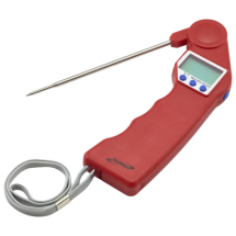 Red Folding Probe Pocket Thermometer -50/300C -58/572F